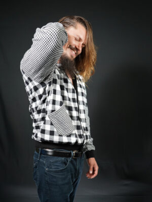 Arjuma Jacket Checker Black/White