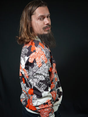 Arjuma Jacket Rhythmic Print