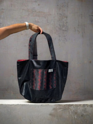 CU Chinese Print Red/Black Reversible