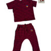 Pijama Luna Blue/Red Stripes