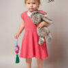 Simone Dress Rib Salmon
